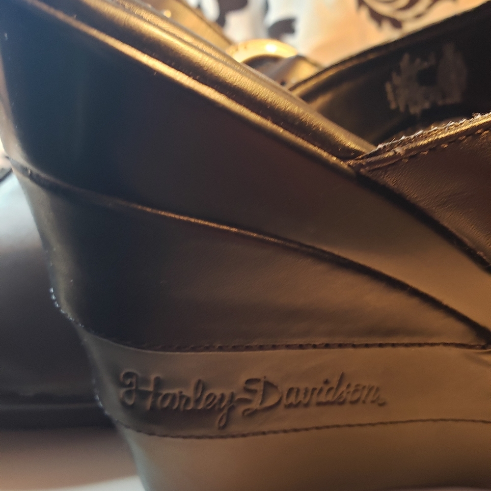 Harley-Davidson leather clogs - Picture 4 of 6